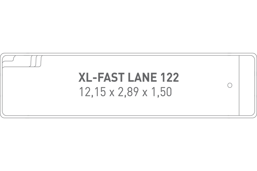 Compass Pools Overview Xl-fast lane 122
